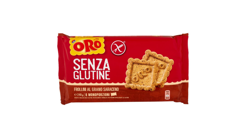 Oro Saiwa Biscotti Secchi Senza Glutine - 240 G