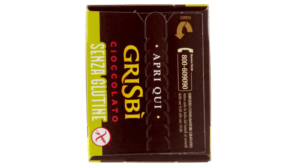 Grisbì Senza Glutine Cioccolato 9 X 16,7 G