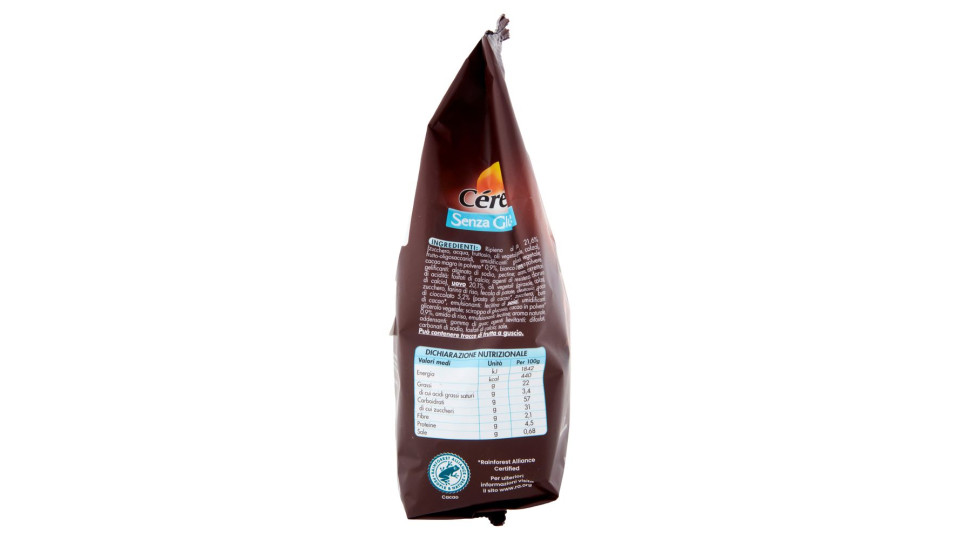 Céréal Senza Glutine Madeleine Noire, Merendine Senza Lattosio, Senza Olio Di Palma, Monodose - 200g