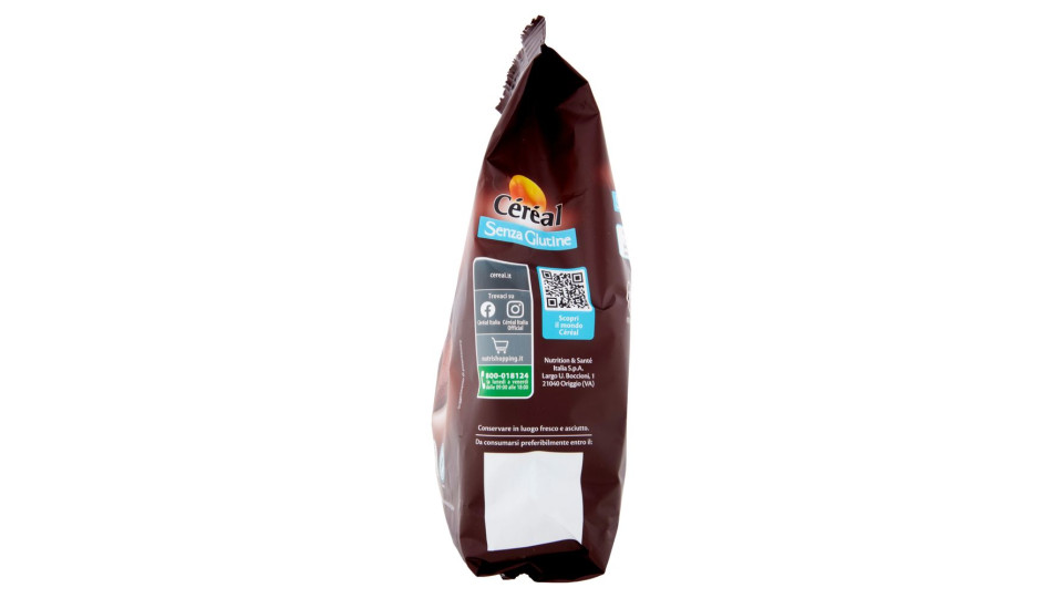 Céréal Senza Glutine Madeleine Noire, Merendine Senza Lattosio, Senza Olio Di Palma, Monodose - 200g