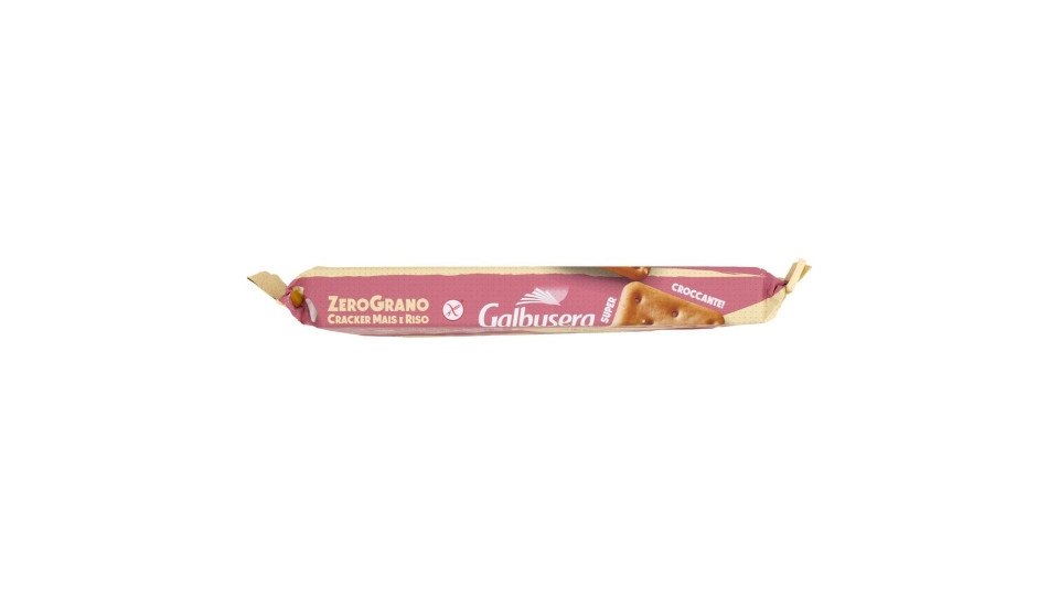 Galbusera Zerograno Cracker Mais E Riso Senza Glutine 8 X 40 G
