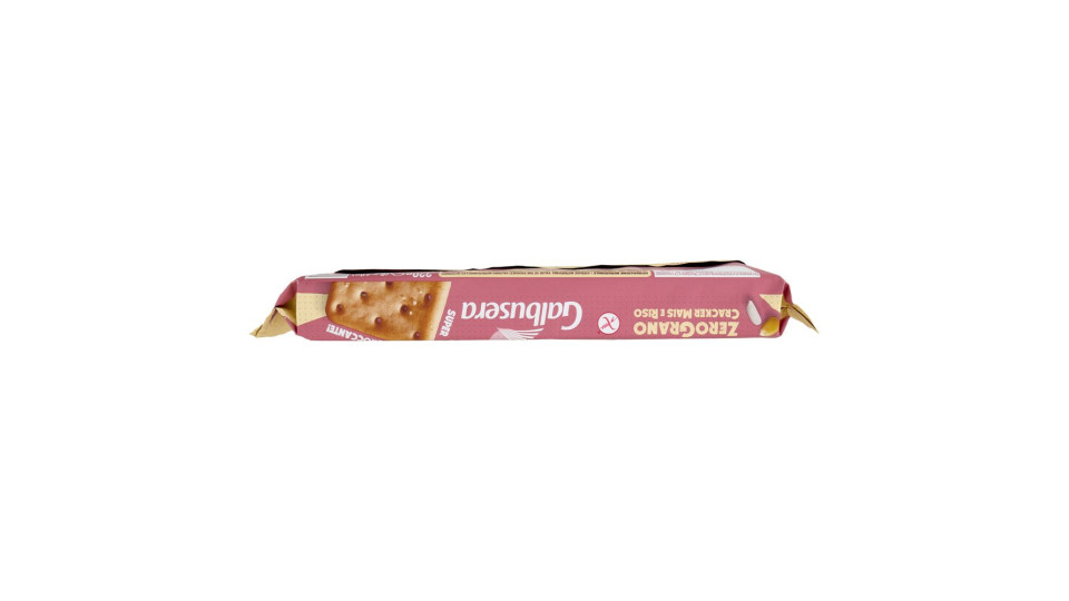 Galbusera Zerograno Cracker Mais E Riso Senza Glutine 8 X 40 G