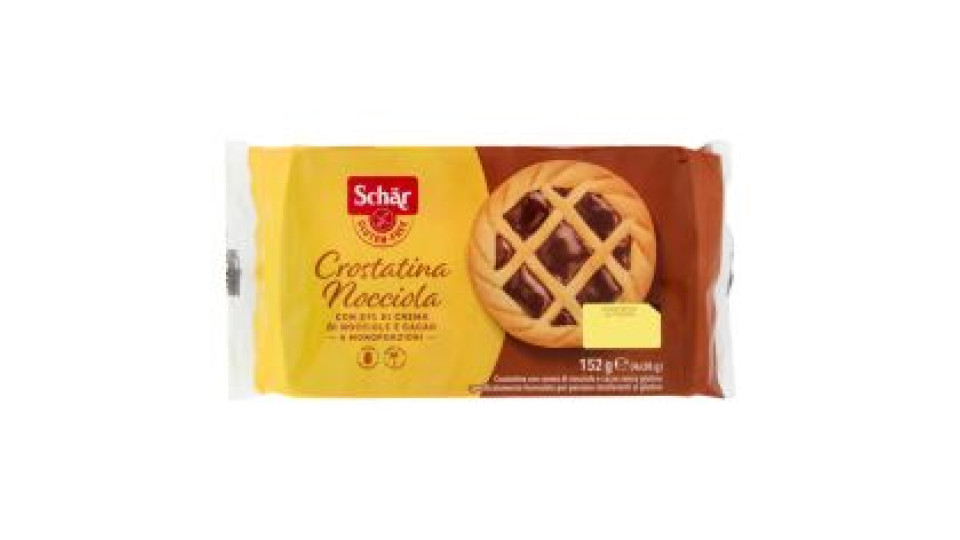 Schär Crostatina Nocciola 4 X 38 G