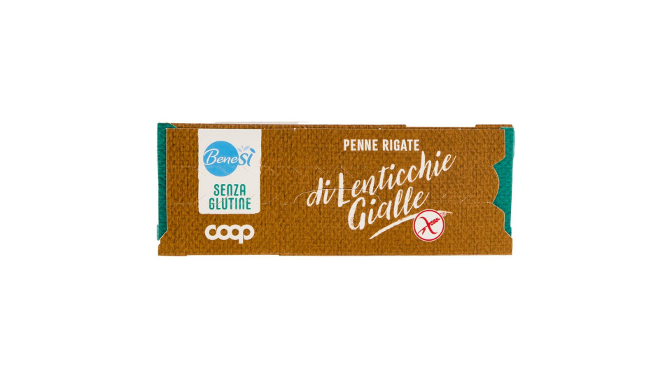 Penne Rigate Di Lenticchie Gialle Senza Glutine 250 G