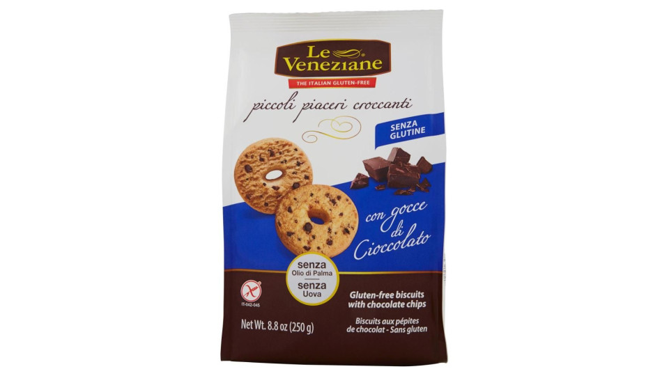Le Veneziane Piccoli Piaceri Croccanti Con Gocce Di Cioccolato 250 G