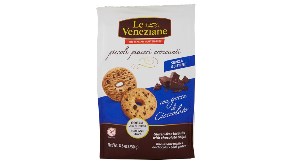Le Veneziane Piccoli Piaceri Croccanti Con Gocce Di Cioccolato 250 G