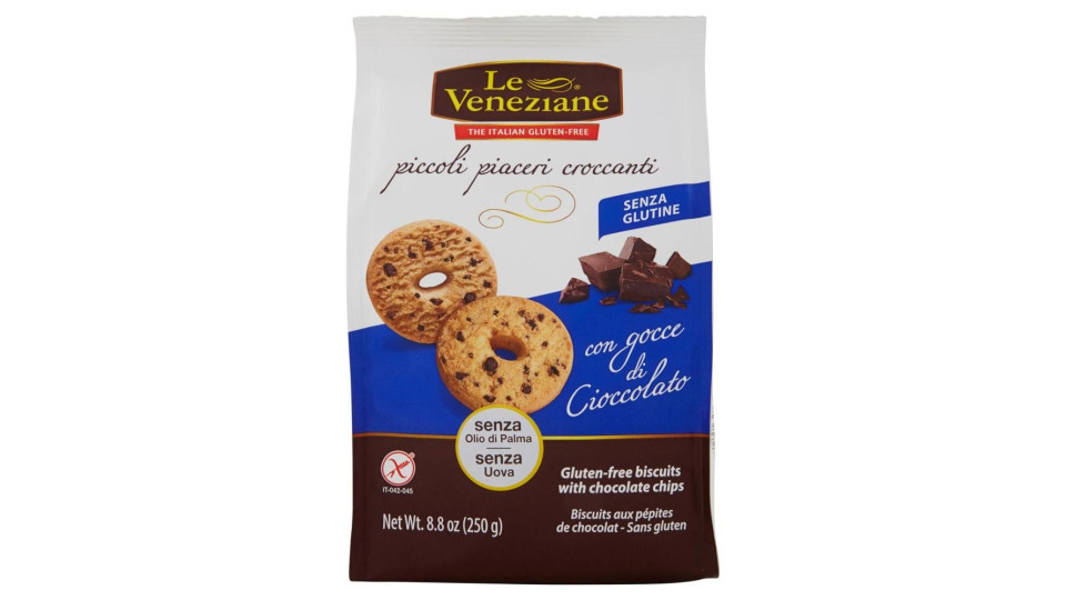 Le Veneziane Piccoli Piaceri Croccanti Con Gocce Di Cioccolato 250 G