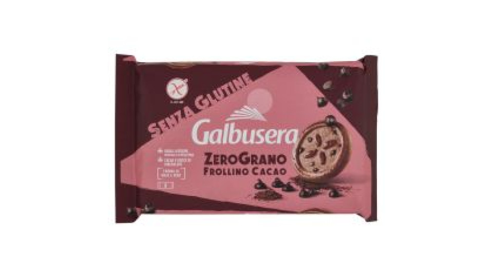 Galbusera Zerograno Frollino Cacao Senza Glutine 220 G (6 Monoporzioni)