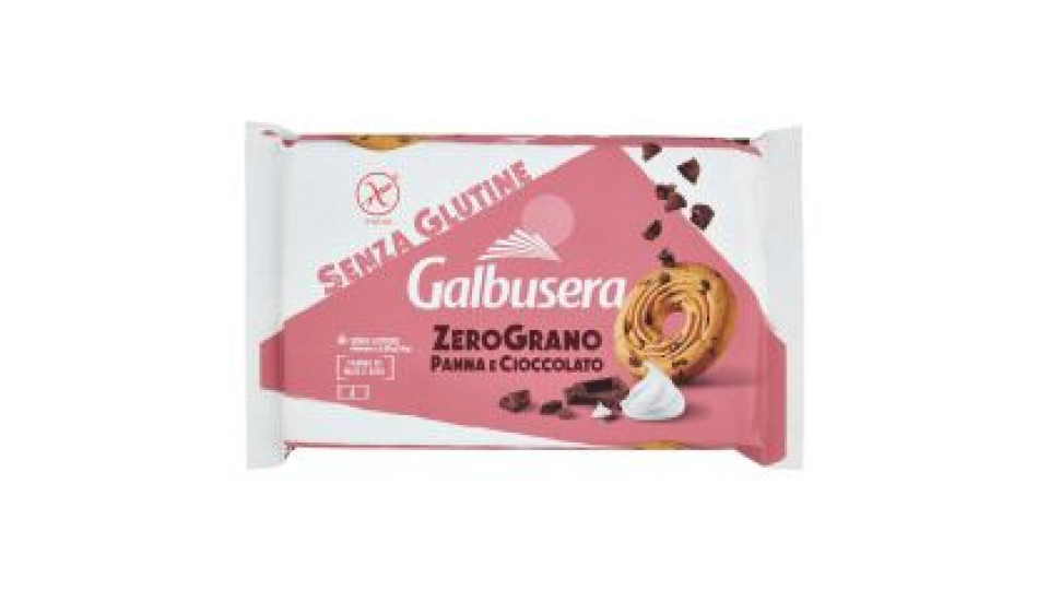 Galbusera Zerograno Panna E Cioccolato Senza Glutine 220 G (6 Monoporzioni)