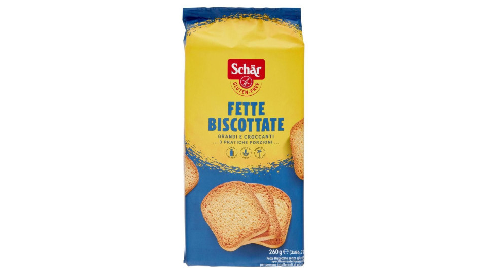 Schär Fette Biscottate 3 X 86,7 G