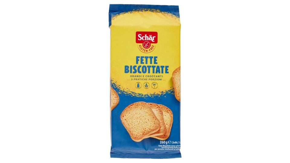 Schär Fette Biscottate 3 X 86,7 G