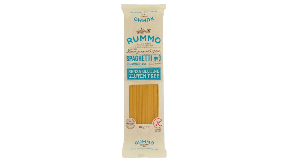 Rummo Senza Glutine Spaghetti N° 3 400 G