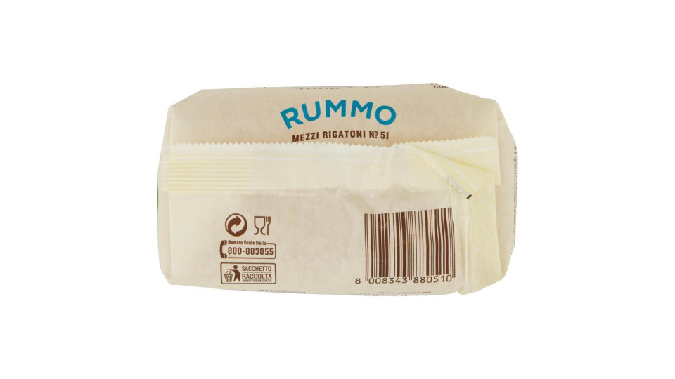 Rummo Senza Glutine Mezzi Rigatoni N° 51 400 G