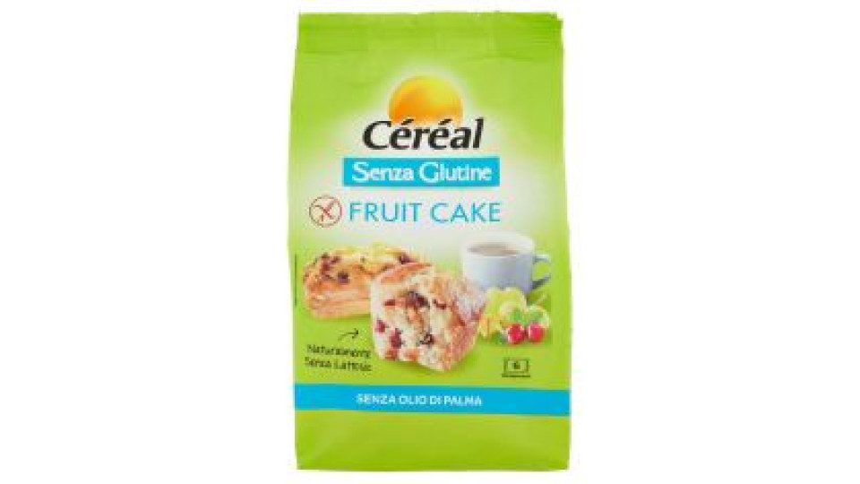 Céréal Senza Glutine Fruit Cake 6 Monoporzioni 200 G