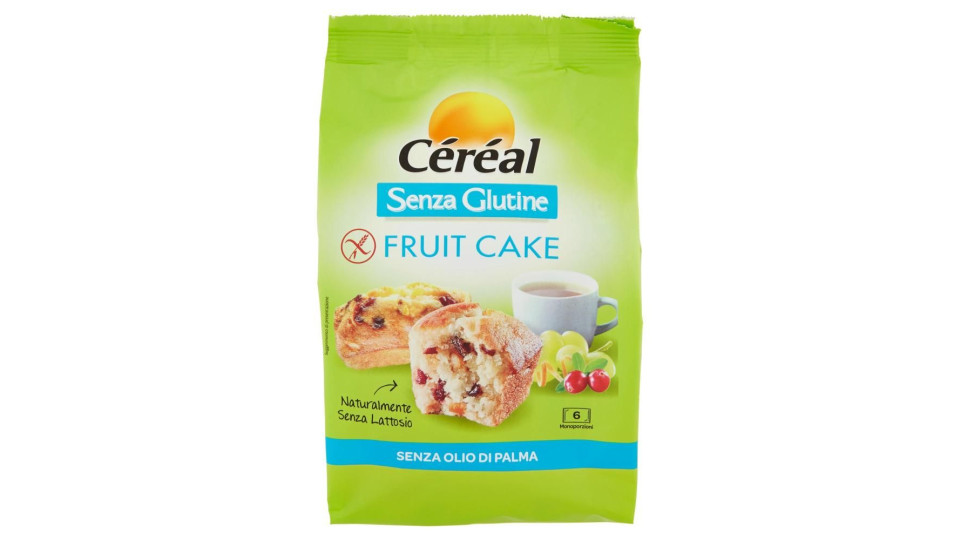 Céréal Senza Glutine Fruit Cake 6 Monoporzioni 200 G
