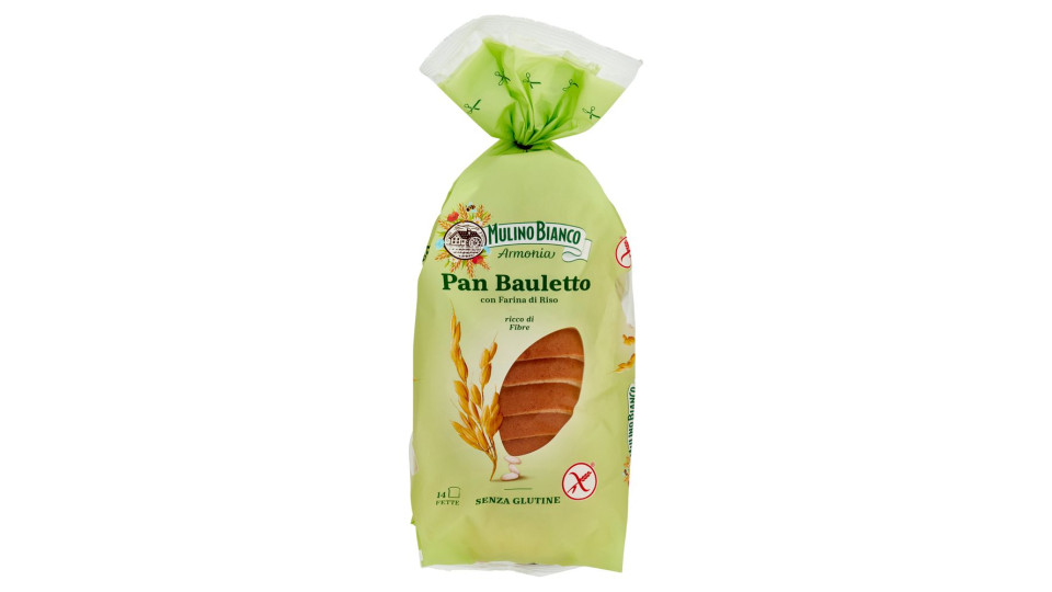 Mulino Bianco Armonia Pan Bauletto Senza Glutine Pane Con Farina Di Riso E Olio Di Girasole 300g