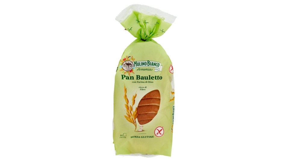 Mulino Bianco Armonia Pan Bauletto Senza Glutine Pane Con Farina Di Riso E Olio Di Girasole 300g
