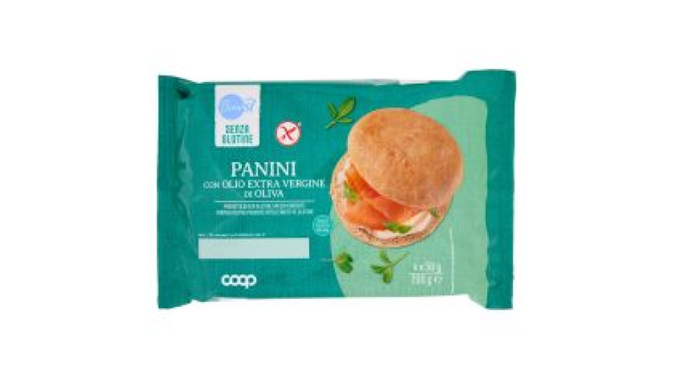 Panini Con Olio Extra Vergine Di Oliva Senza Glutine 4 X 50 G