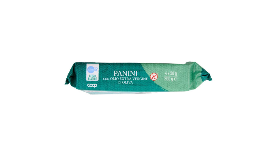 Panini Con Olio Extra Vergine Di Oliva Senza Glutine 4 X 50 G