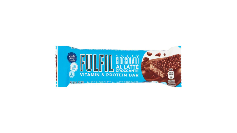 Fulfil Vitamin & Protein Bar Gusto Cioccolato Al Latte Croccante 55 G