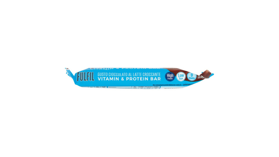 Fulfil Vitamin & Protein Bar Gusto Cioccolato Al Latte Croccante 55 G