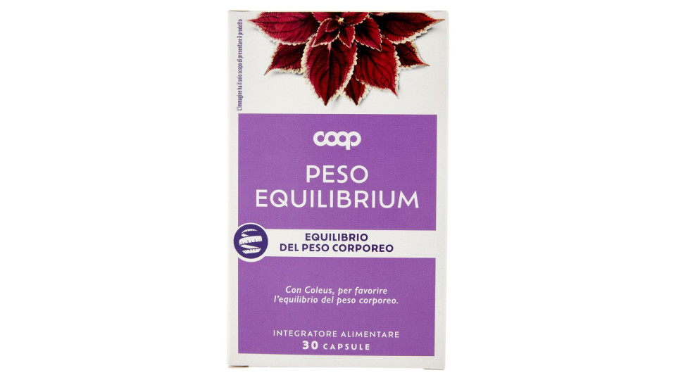 Integratore Alimentare Peso Equilibrium Capsule 30 X 450 Mg