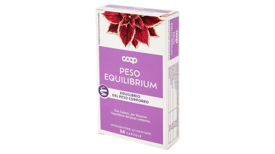 Integratore Alimentare Peso Equilibrium Capsule 30 X 450 Mg