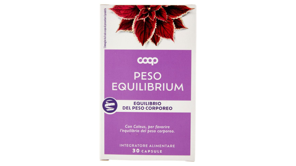 Integratore Alimentare Peso Equilibrium Capsule 30 X 450 Mg