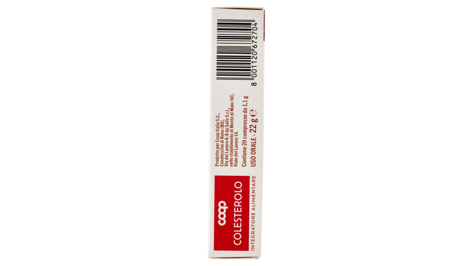 Integratore Alimentare Colesterolo Compresse 20 X 1,1 G