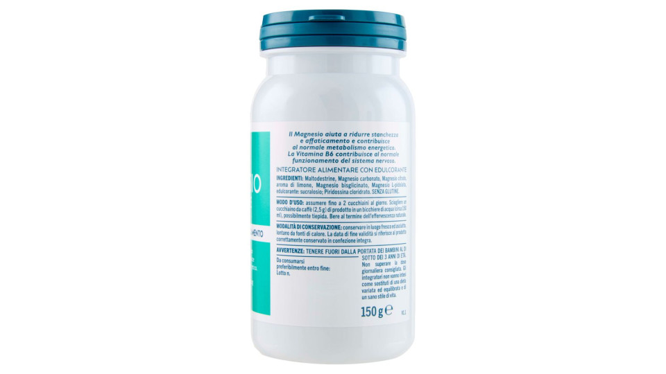 Magnesio In Polvere Stanchezza E Affaticamento 150 G