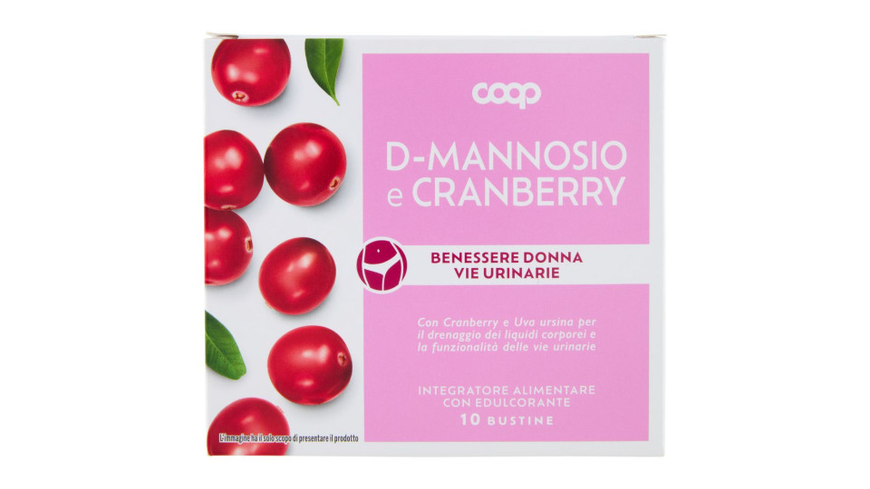 D-mannosio E Cranberry Benessere Donna Vie Urinarie Bustine 10 X 2 G