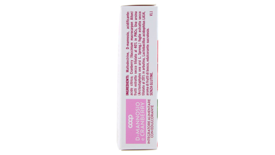 D-mannosio E Cranberry Benessere Donna Vie Urinarie Bustine 10 X 2 G