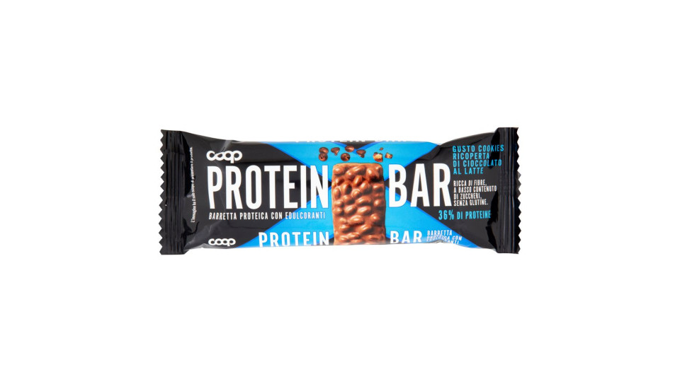 Protein Bar Gusto Cookies Ricoperta Di Cioccolato Al Latte 50 G