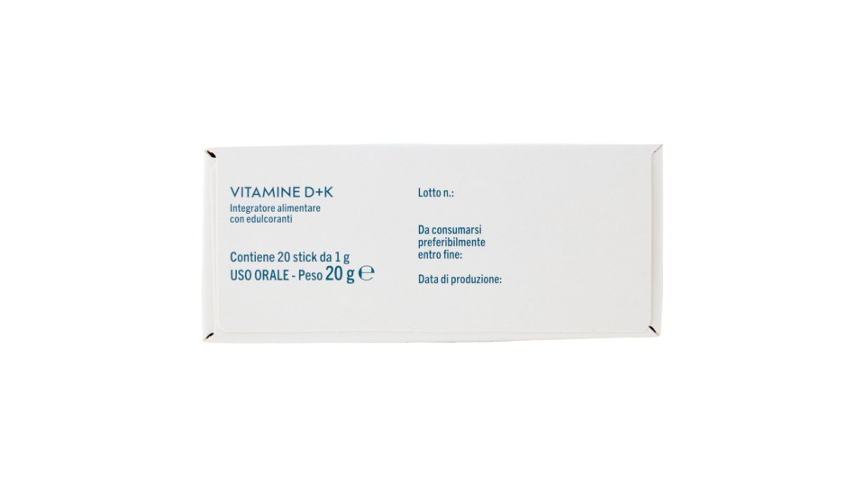 Integratore Alimentare Con Edulcoranti Vitamine D+k Stick 20 X 1 G