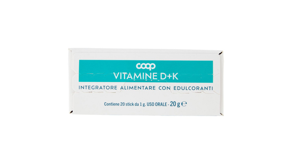 Integratore Alimentare Con Edulcoranti Vitamine D+k Stick 20 X 1 G