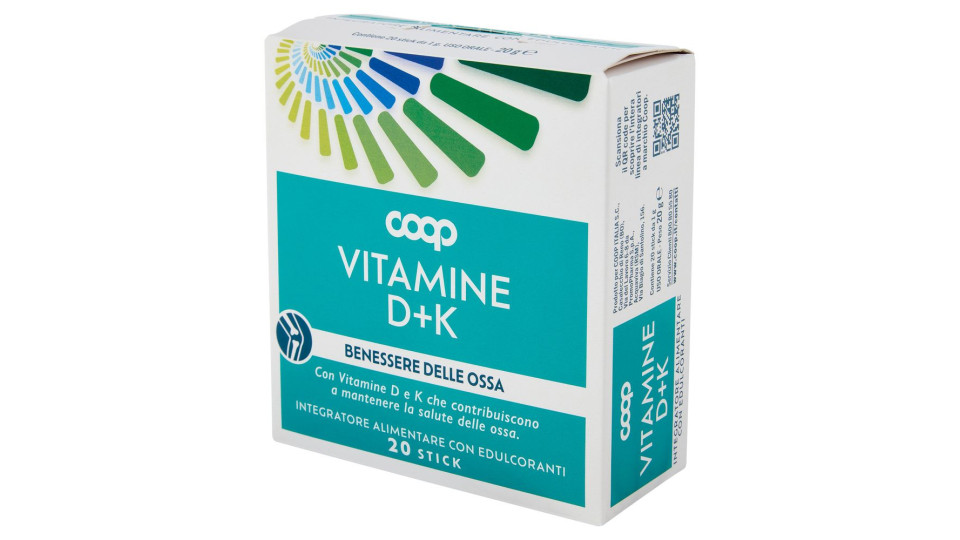 Integratore Alimentare Con Edulcoranti Vitamine D+k Stick 20 X 1 G