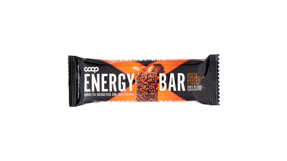 Energy Bar Gusto Caramello, Arachidi E Cacao 55 G