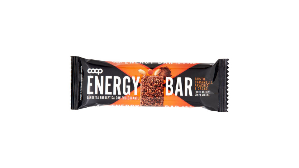 Energy Bar Gusto Caramello, Arachidi E Cacao 55 G