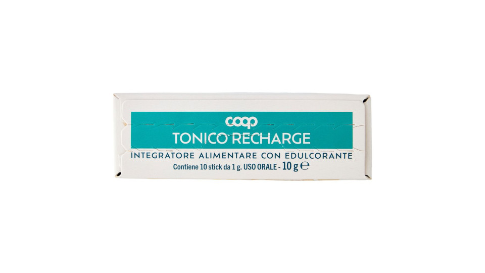 Integratore Alimentare Con Edulcorante Tonico Recharge Stick 10 X 1 G