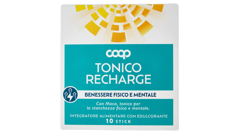 Integratore Alimentare Con Edulcorante Tonico Recharge Stick 10 X 1 G