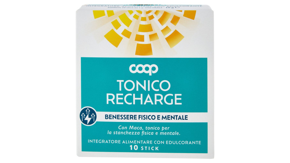Integratore Alimentare Con Edulcorante Tonico Recharge Stick 10 X 1 G