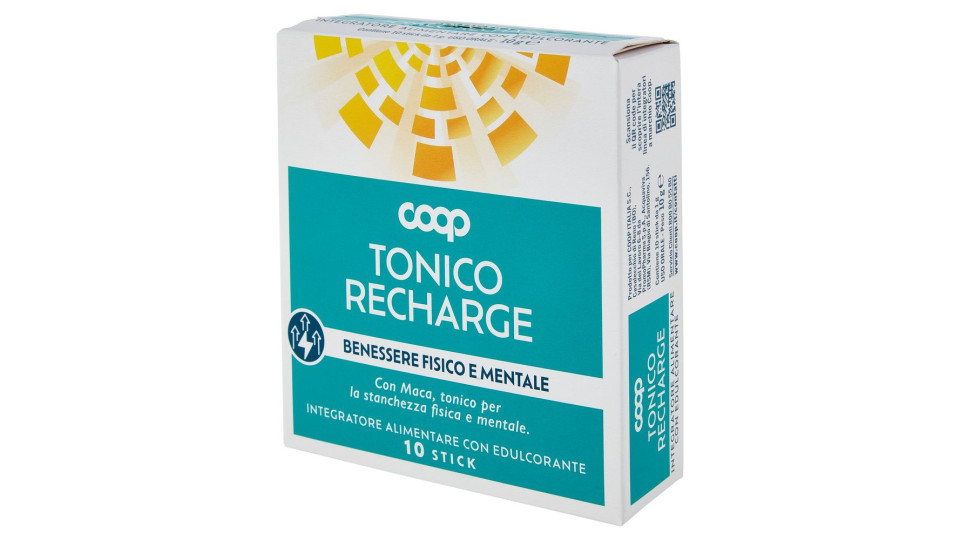 Integratore Alimentare Con Edulcorante Tonico Recharge Stick 10 X 1 G