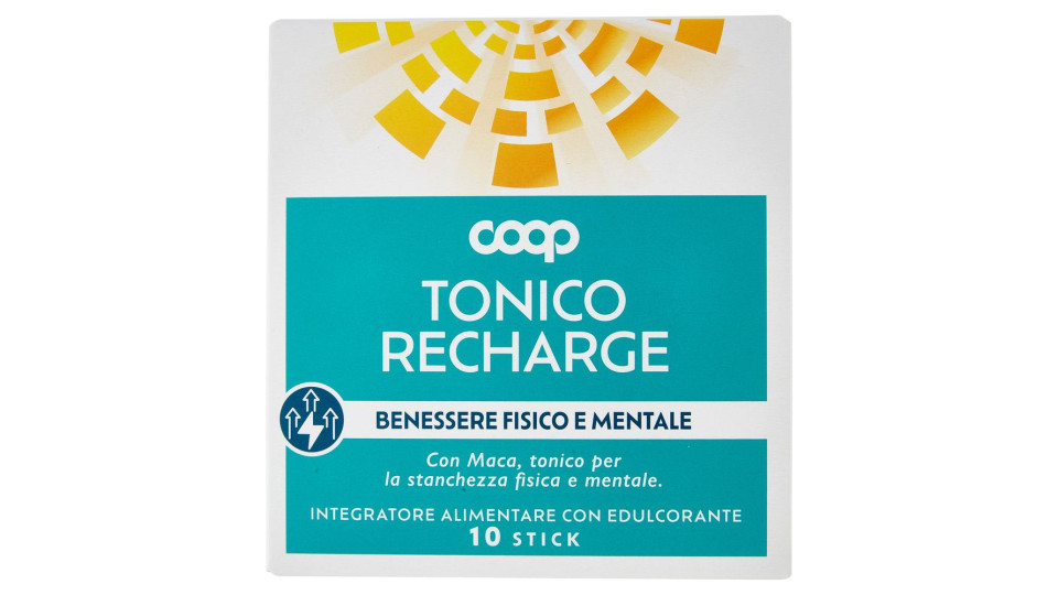 Integratore Alimentare Con Edulcorante Tonico Recharge Stick 10 X 1 G