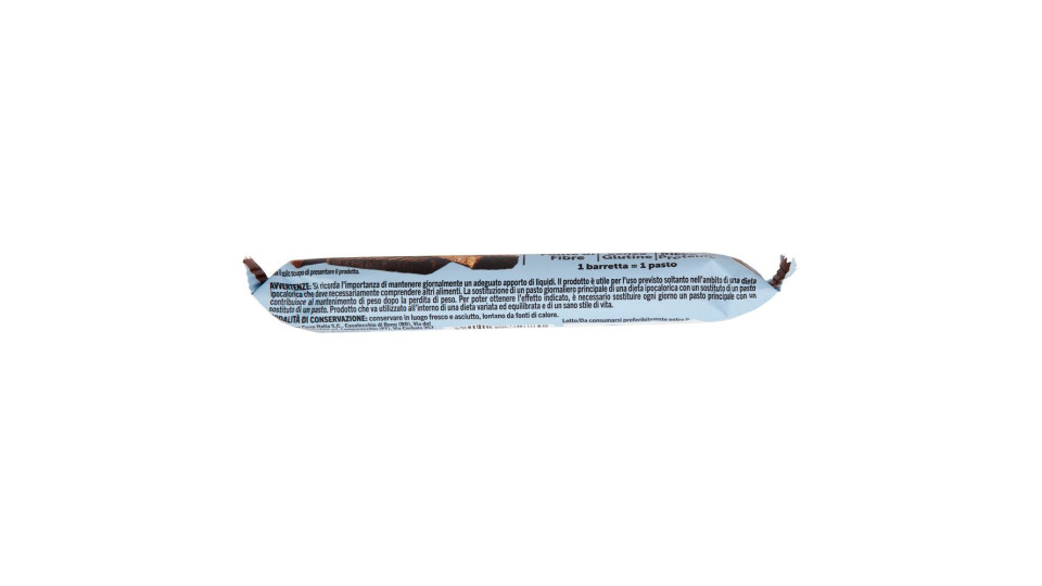 Barretta Ricoperta Di Cioccolato Fondente Sostituto Pasto 60 G
