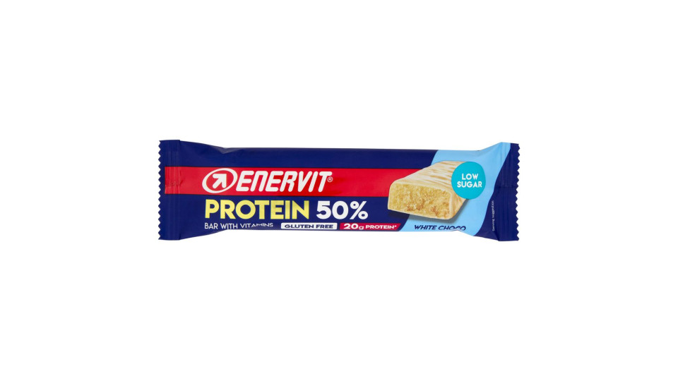 Enervit Protein 50% Bar With Vitamins White Choco 40 G