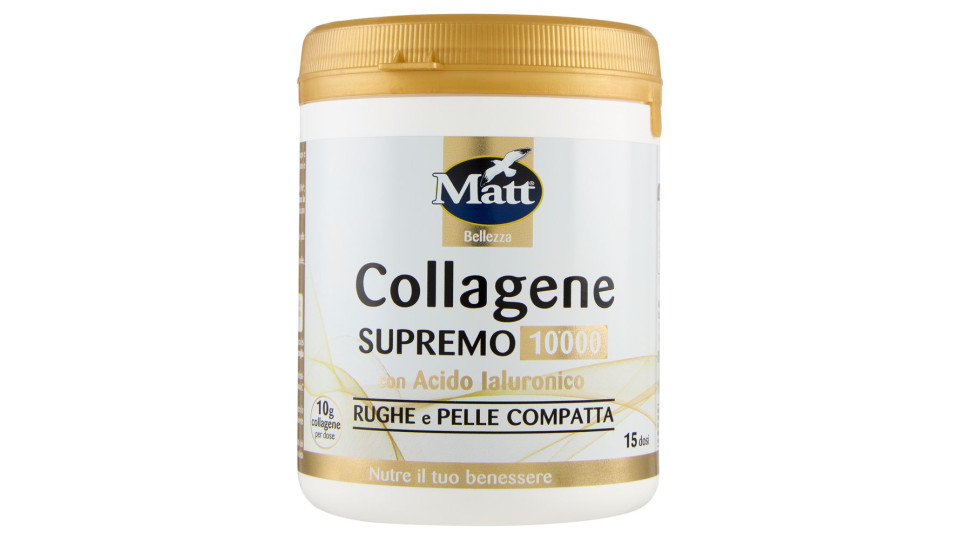 Matt Bellezza Collagene Supremo 10.000 Con Acido Ialuronico 180 G