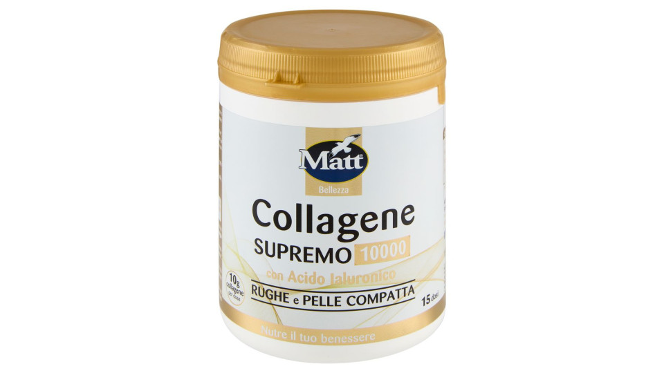 Matt Bellezza Collagene Supremo 10.000 Con Acido Ialuronico 180 G