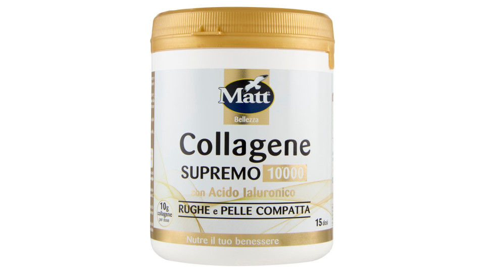 Matt Bellezza Collagene Supremo 10.000 Con Acido Ialuronico 180 G
