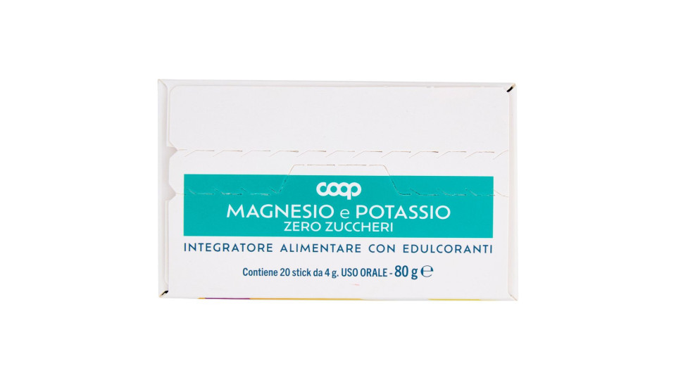Integratore Alimentare Magnesio E Potassio Zero Zuccheri Stick 20 X 4 G