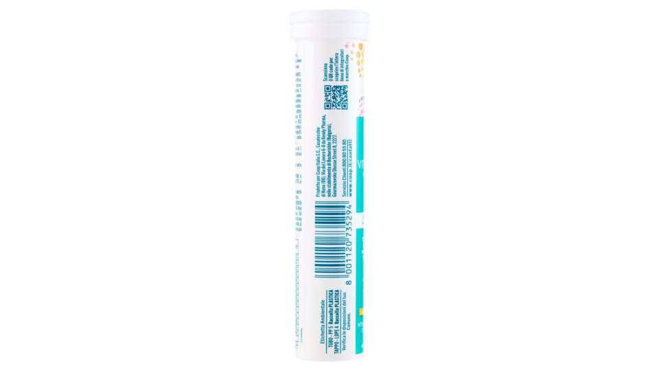 Integratore Alimentare Multi Vitaminico Minerale 9 Vitamine+5 Minerali Compresse Effervescenti 20x4g